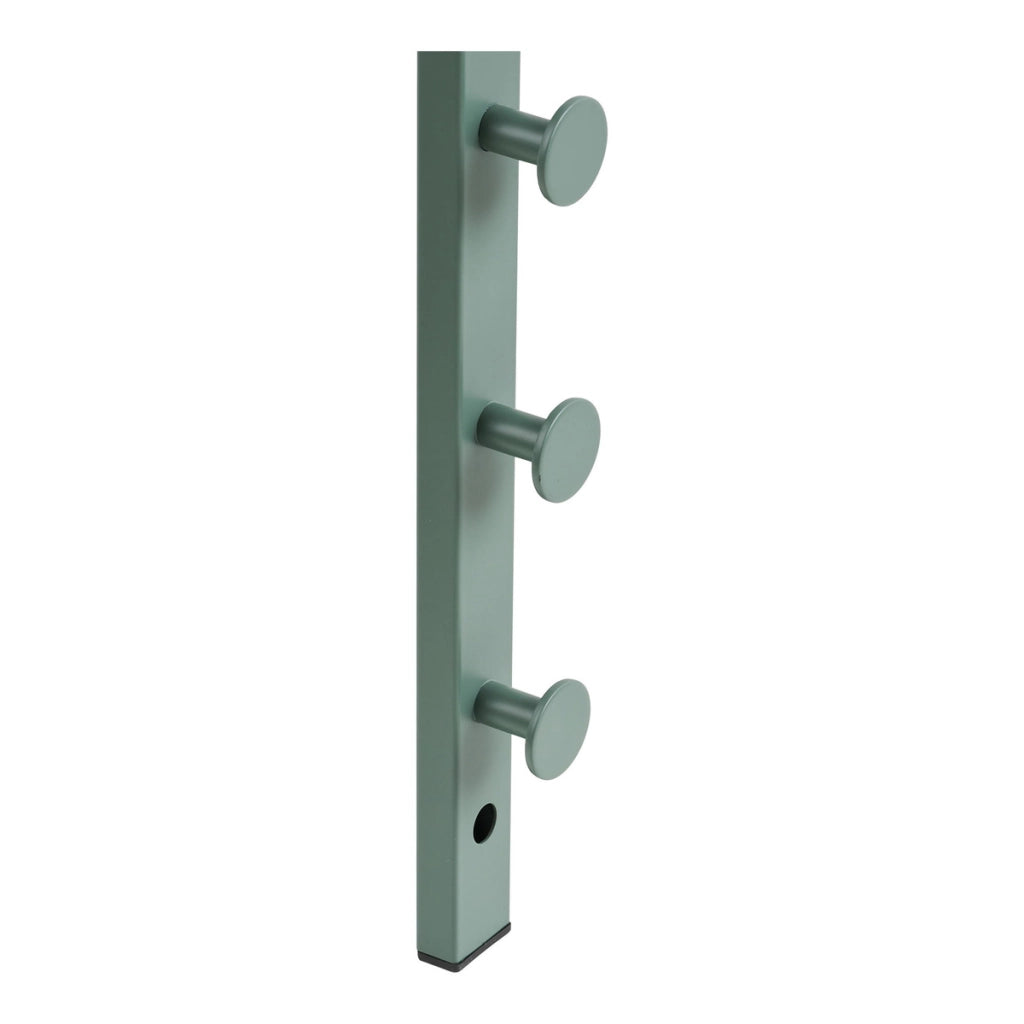 Appendiabiti da Parete Trento, Verde, Metallo, 30x3x82 cm