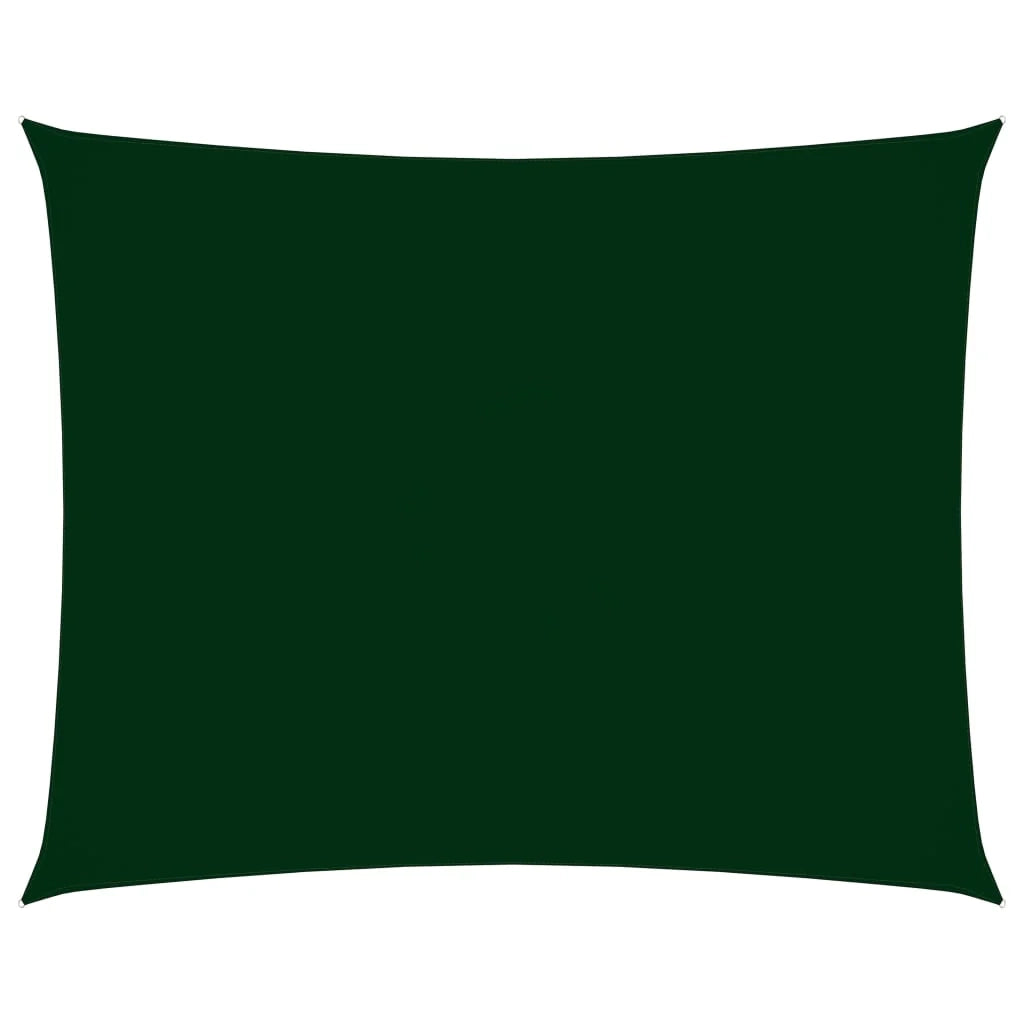 Vela ombreggiante rettangolare in tessuto Oxford 3,5 x 4,5 m verde scuro 02_0009650