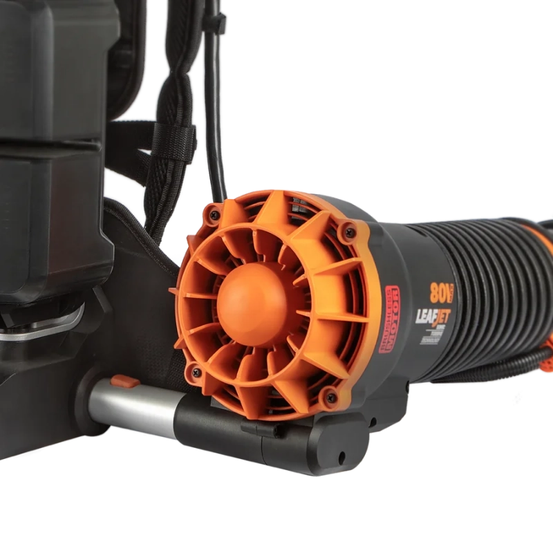 Soffiatore a Batteria WG572E 80V Brushless LeafJet Zaino con 4 Batterie 4Ah per Pulizia Professionale - WORX