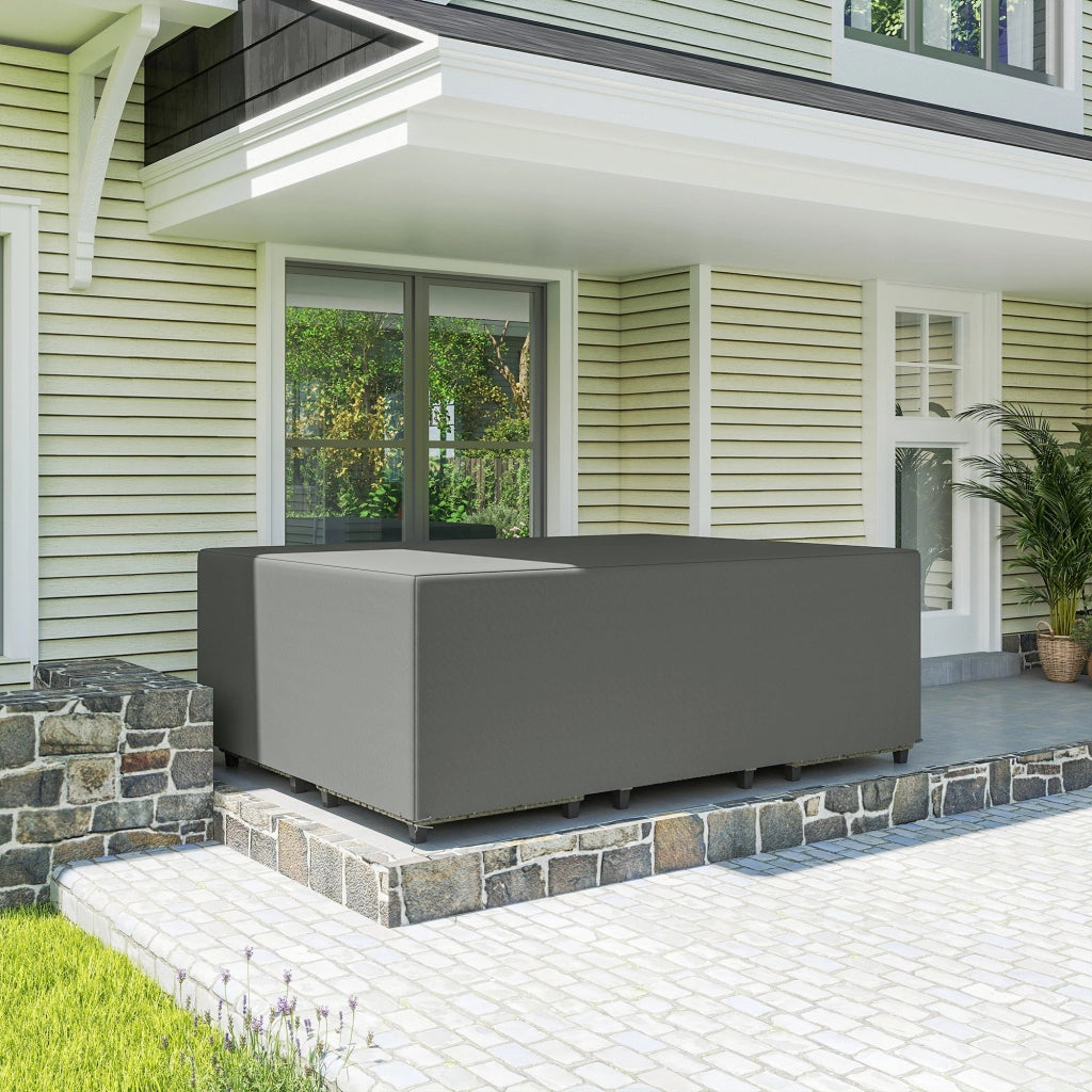 Copri Mobili da Giardino ¨C zephmum ¨C Grigio 275x205x90 cm