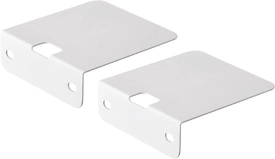 Supporto metallico per monitor studio e speaker acquatico, bianco (2 pezzi)
