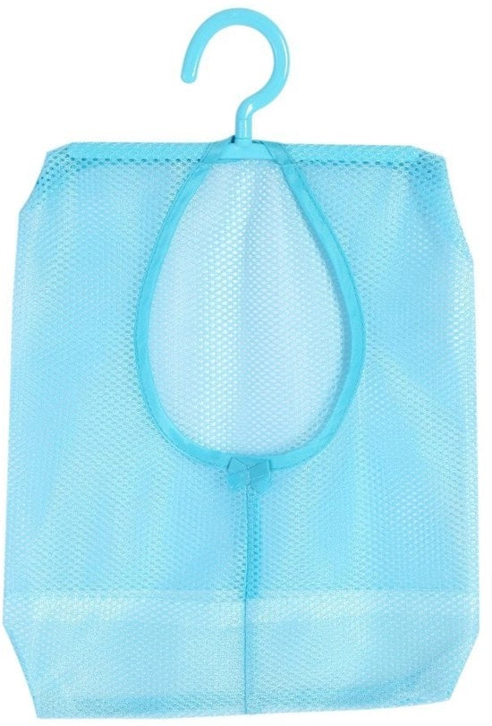 Sistema di appoggio per calze e intimo da appendere - contenitore per la biancheria da bagno e la lavanderia - esterno - 118 x 102in - blu - contenitore per le attrezzature per la lavanderia