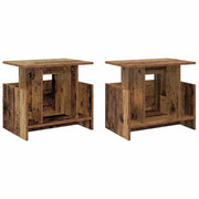Supporto TV 2 pz | Armadietto TV | Mobile Porta TV Legno vecchio 50 x 35 x 45 cm