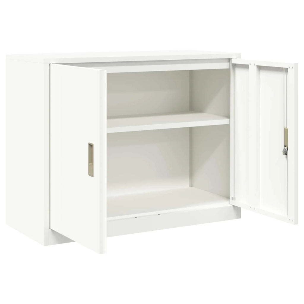 Armadio Bianco 90 x 40 x 70 cm Acciaio CFW4294976