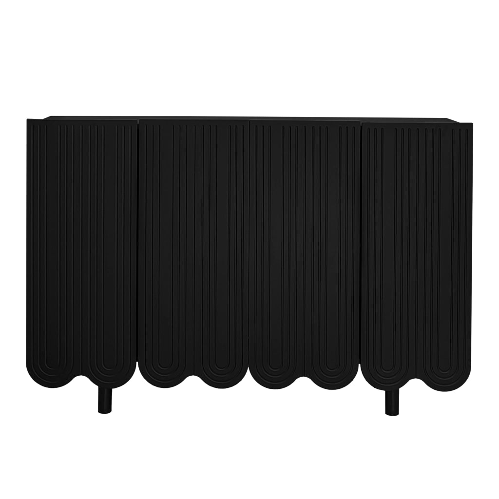 Credenza con Ante Sagomate e Cerniere Ammortizzate ¨C Xylo ¨C Legno