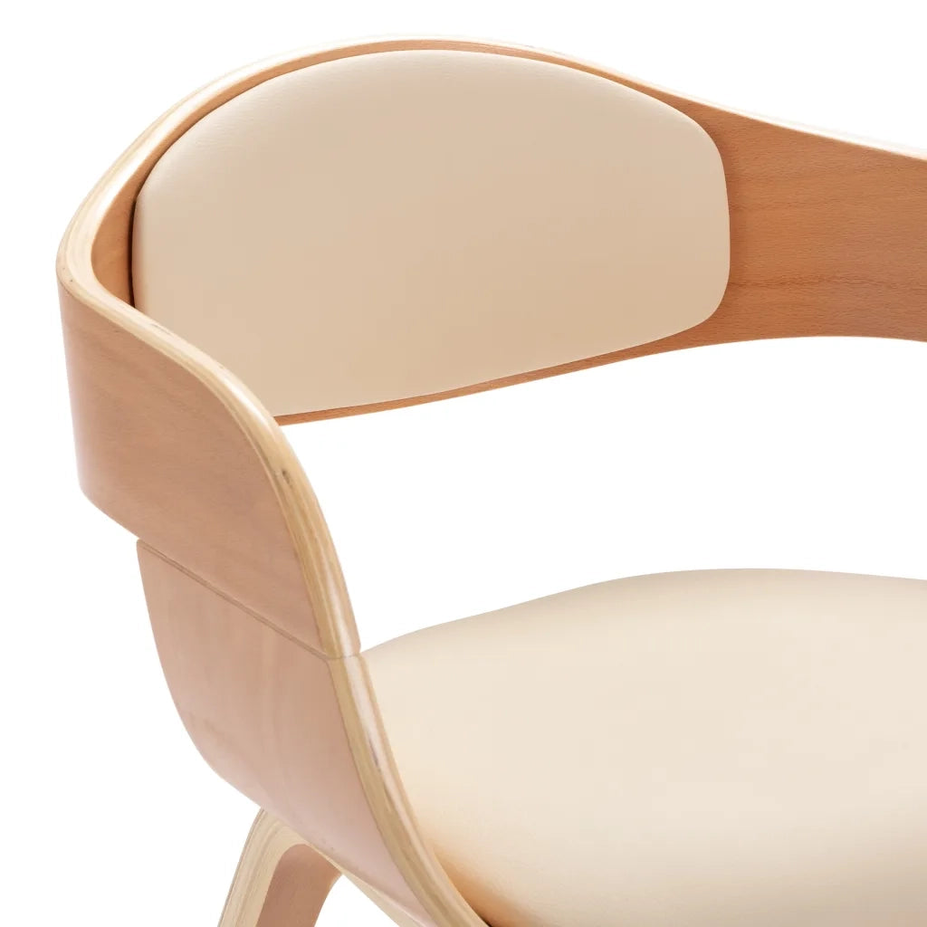 Sedie da Pranzo 6 pz in Legno Piegato e Similpelle cod mxl 24637