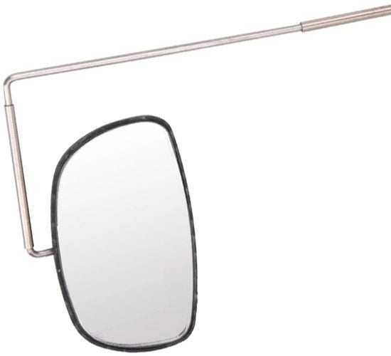 Specchio retrovisore 360 gradi regolabile per bicicletta - Accessorio per bicicletta - Montaggio per casco/campo visivo - Super riflettente - Materiale leggero in alluminio - Specchio per bicicletta