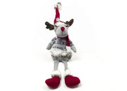Renna Seduta Fermaporta Decorativo Con Gambe Molli Altezza 55 cm