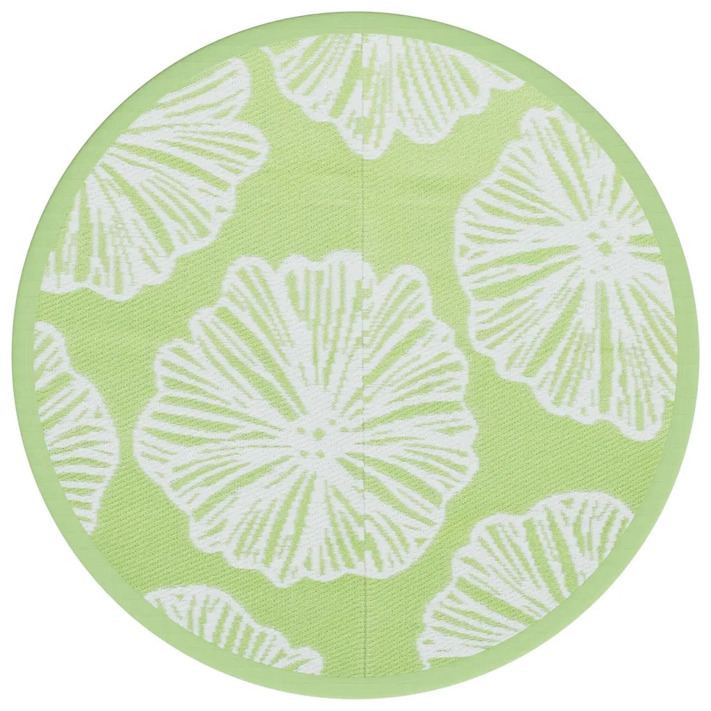 Tappeto da Esterno ARAKIL Verde Ã˜120 cm in PP