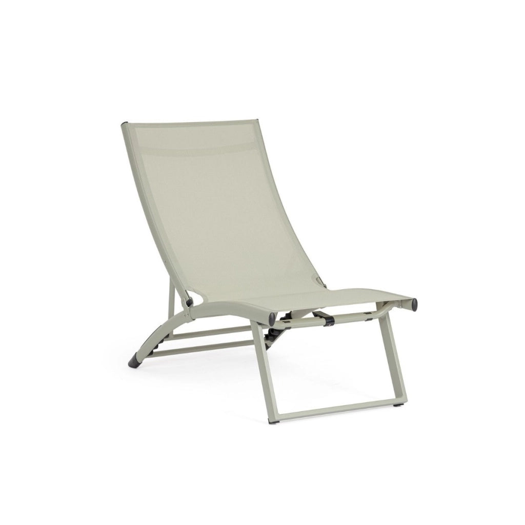 Bizzotto poltrona lounge reclinabile Taylor breeze in alluminio e textilene 53 x 166,5 x 90 cm