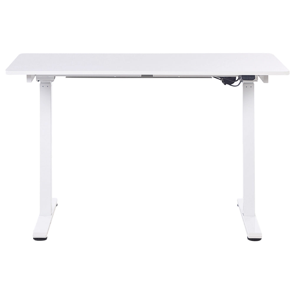 Scrivania elettrica ad altezza regolabile bianco 120x60 cm ufficio studio lavoro