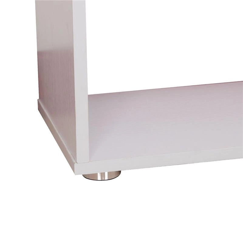 LIBRERIA DI DESIGN DA UFFICIO SCAFFALE IN LEGNO 80 X 24 X 191 CM BIANCO OPACO