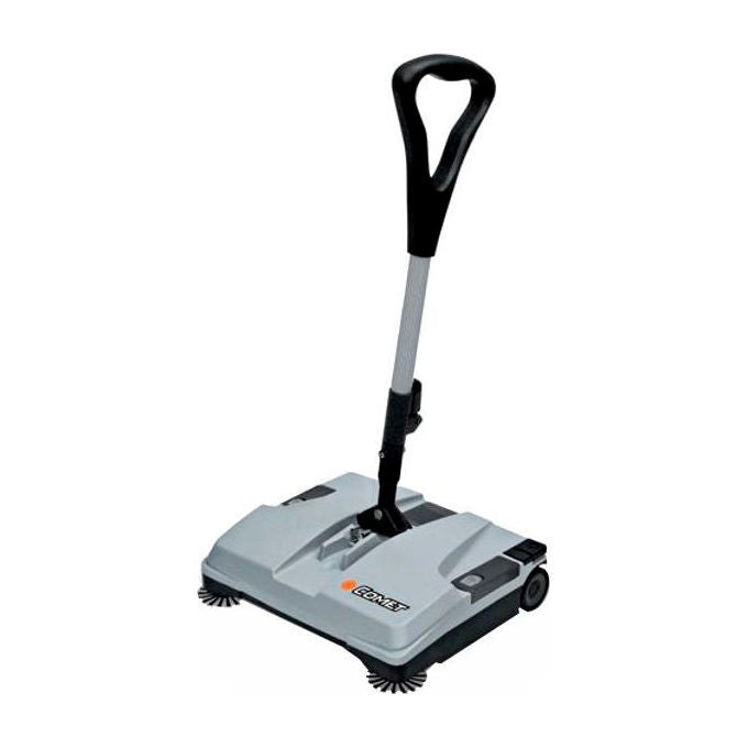 Comet CSW375B Spazzatrice a Batteria 10,8 V 1,5 Ah larghezza spazzola 37 cm serbatoio 2 litri manico regolabile colore Nero