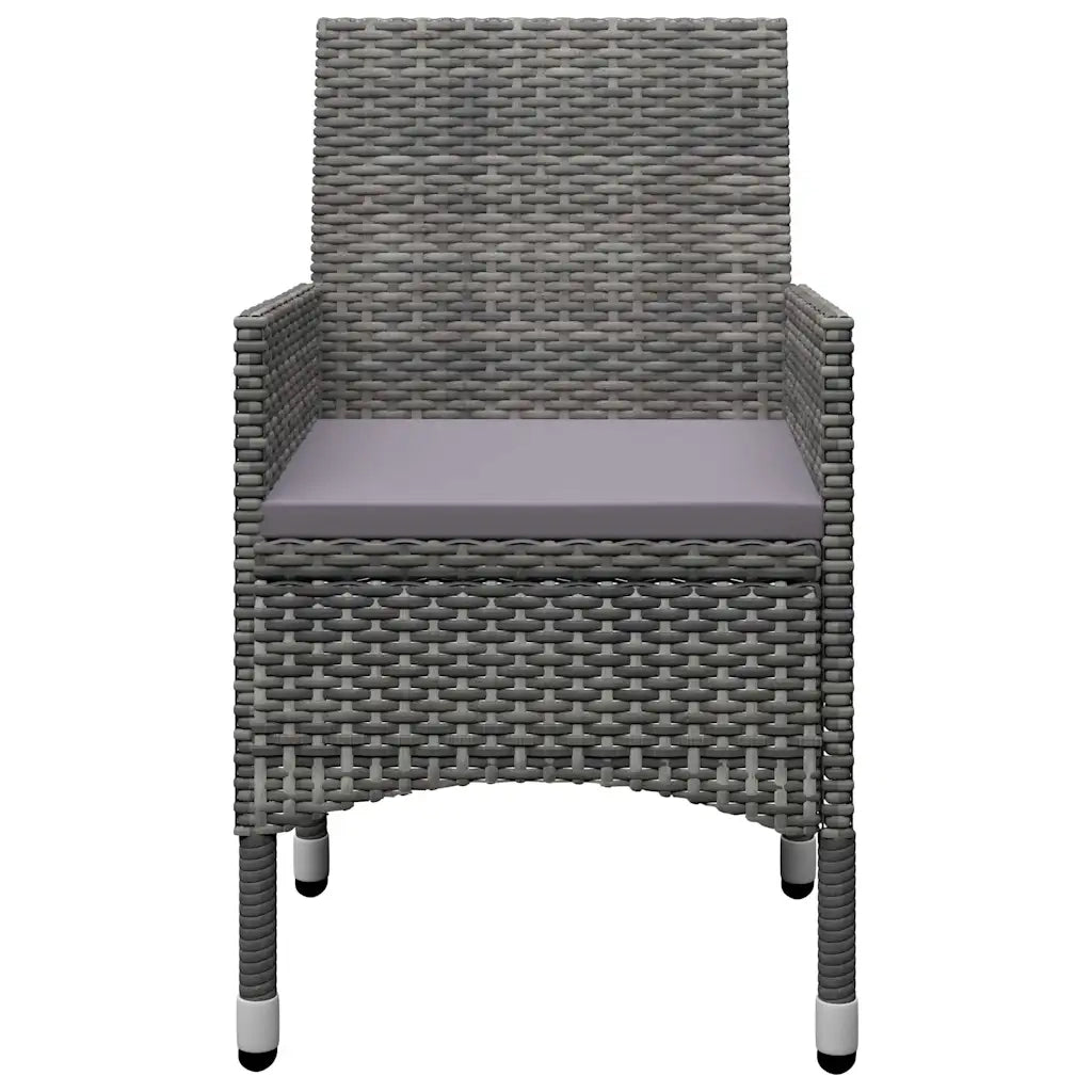 Set Mobili da Pranzo per Giardino 5 pz Grigio 3067684