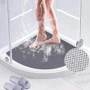 Douche antiscivolo con funzione antifungo per doccia interna, piastra per doccia in gommapiuma lavabile, tappeto per doccia per pavimento bagno, modello per anziani, rapido assorbimento.