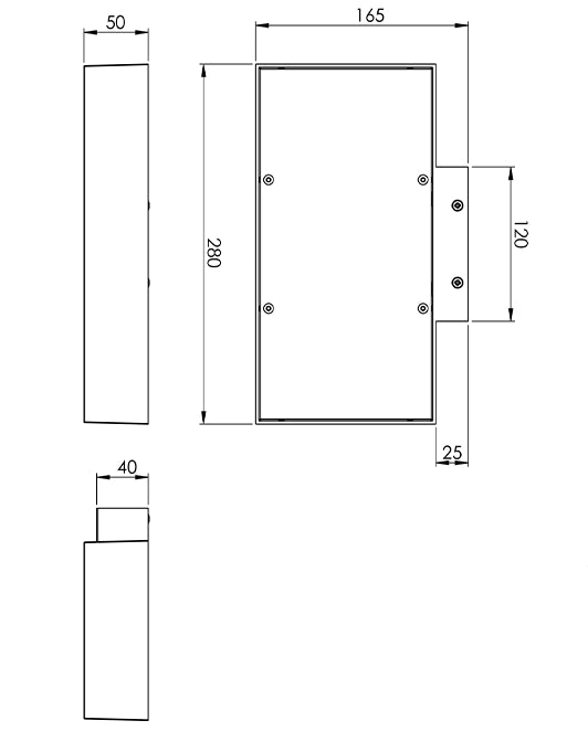 Lampada da parete Emma LED 41W 3750lm 3000K in alluminio bianco, design moderno ed elegante per illuminazione d'interni ad alta efficienza