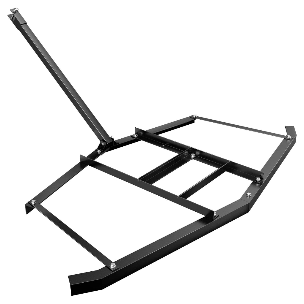 Erpice livellatore prato terreno per trattori compatti 190x98 cm Telaio fisso di livellamento