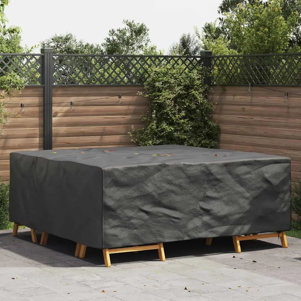 vidaXL Copertura per mobili da esterno Nero 200 x 190 x 85 cm 420D