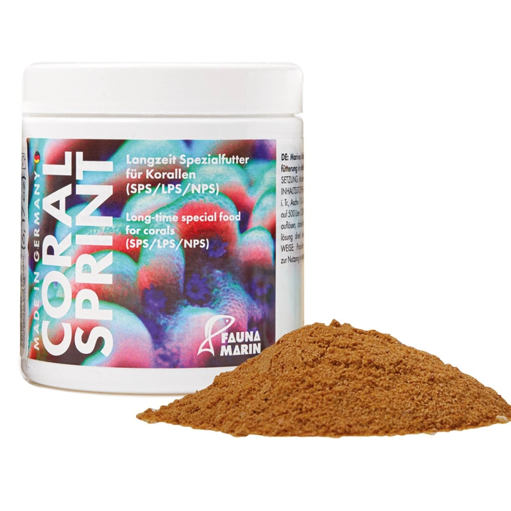 Fauna Marin Coral Sprint - cibo speciale in polvere per coralli SPS, LPS e NPS Formato: 250 ml