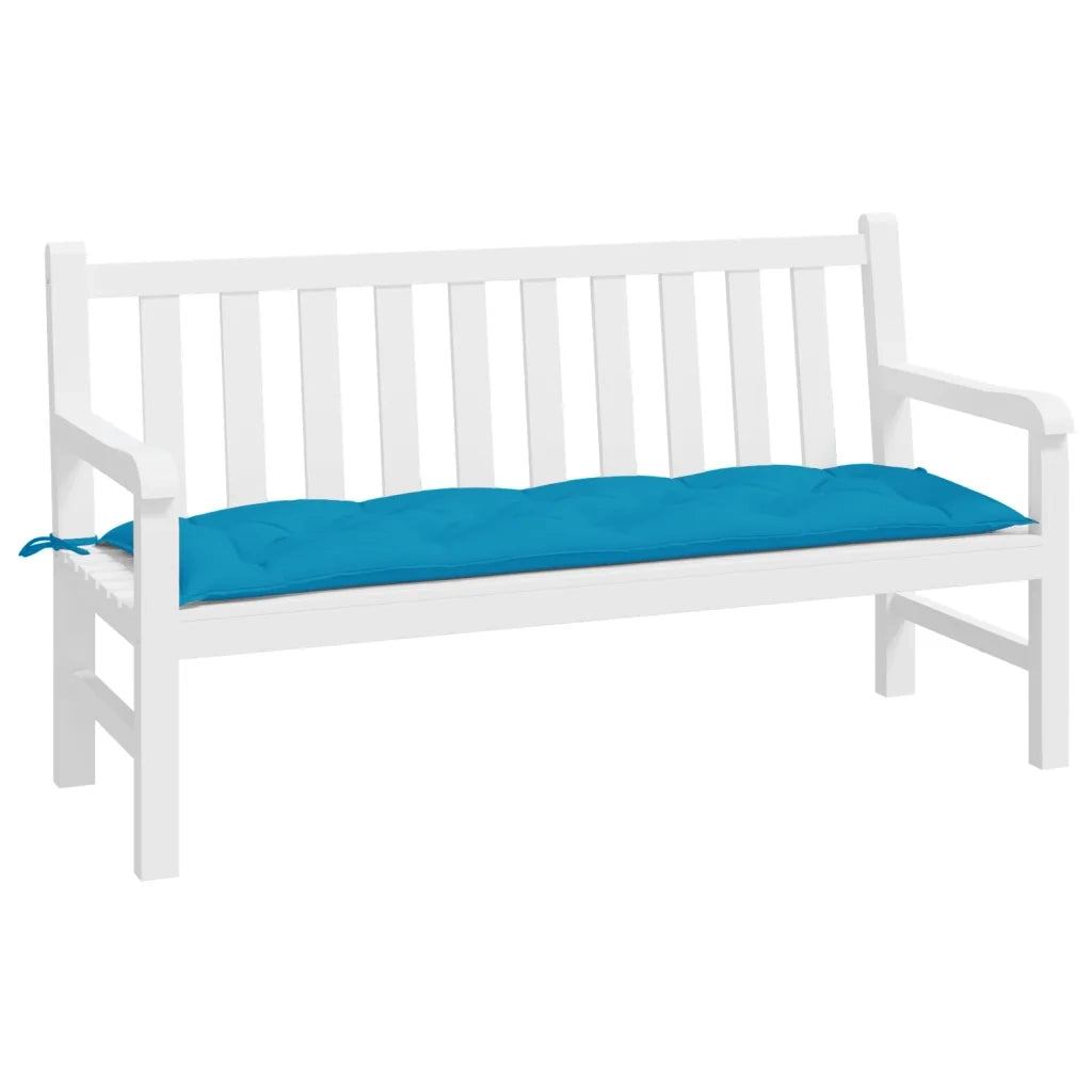 Cuscino per Panca Azzurro 150x50x7 cm in Tessuto Oxford 361606