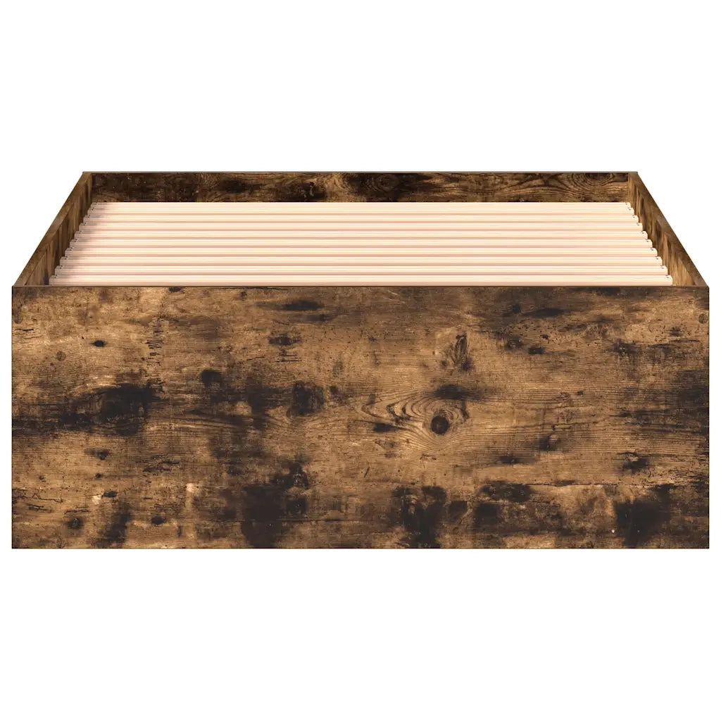 Letto singolo | Letto per adulti | Giroletto Rovere Fumo 75x190 cm Small Single
