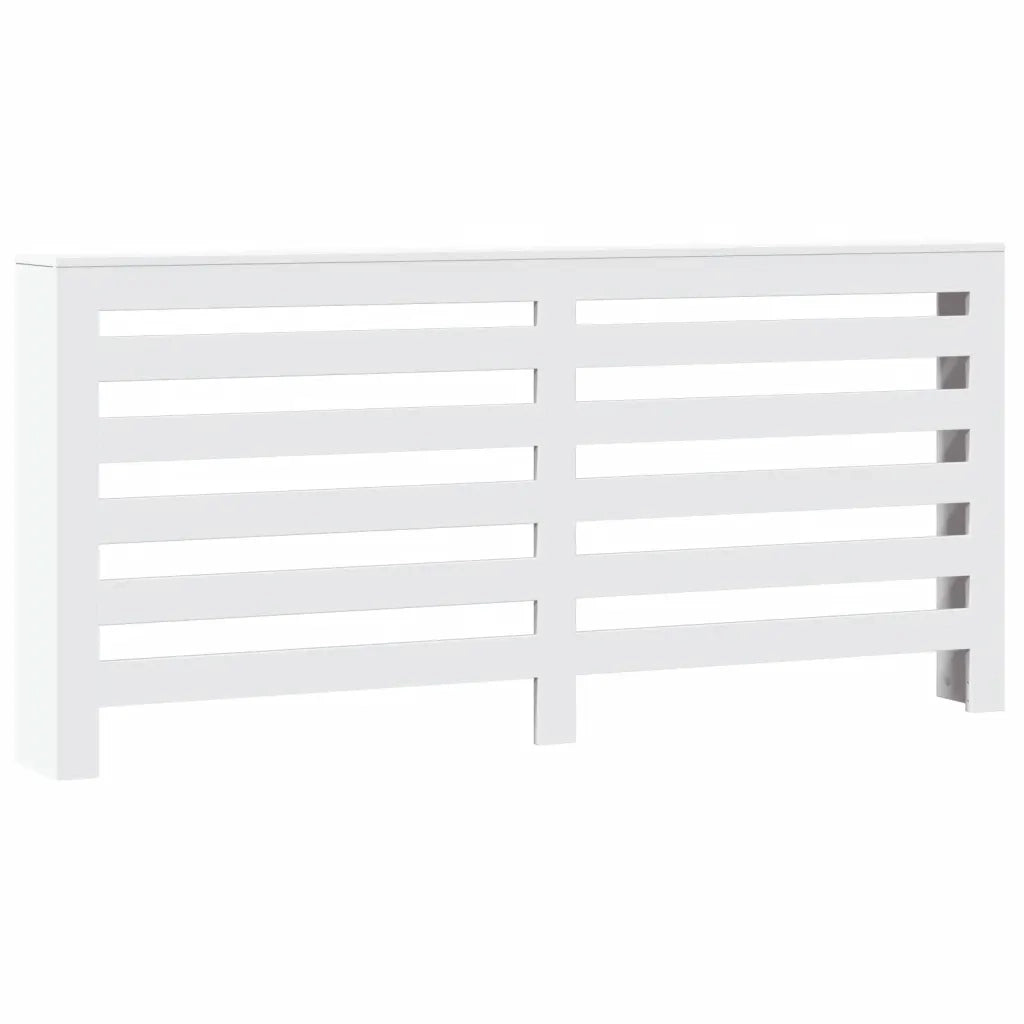 vidaXL Copertura Termosifone Bianca 175x20x82 cm in Legno Multistrato
