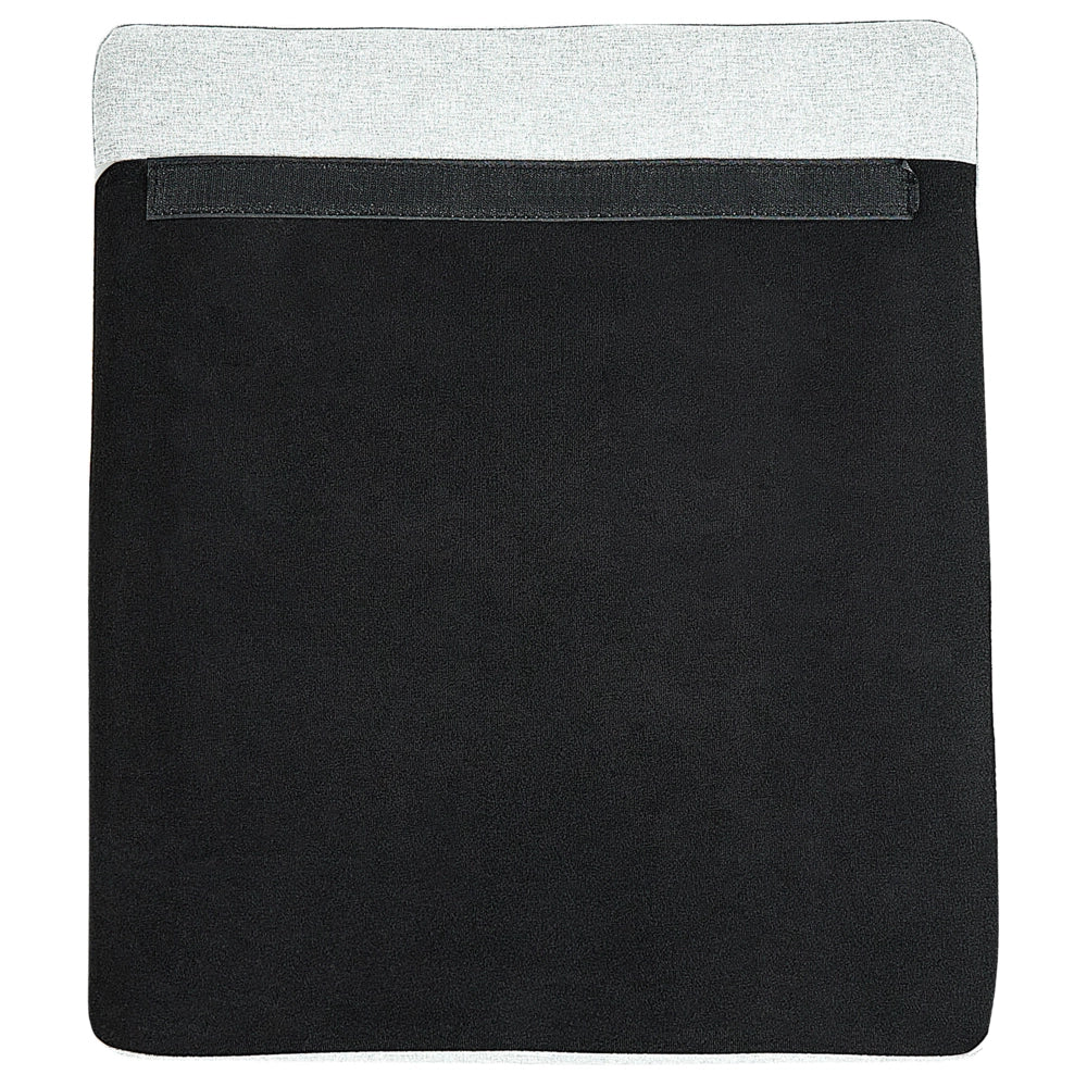 Poltrona Rivestimento in Tessuto Grigio Chiaro Gambe in Metallo nero Cuscini Seduta e Schienale Sfoderabili Stile Retrò Glam