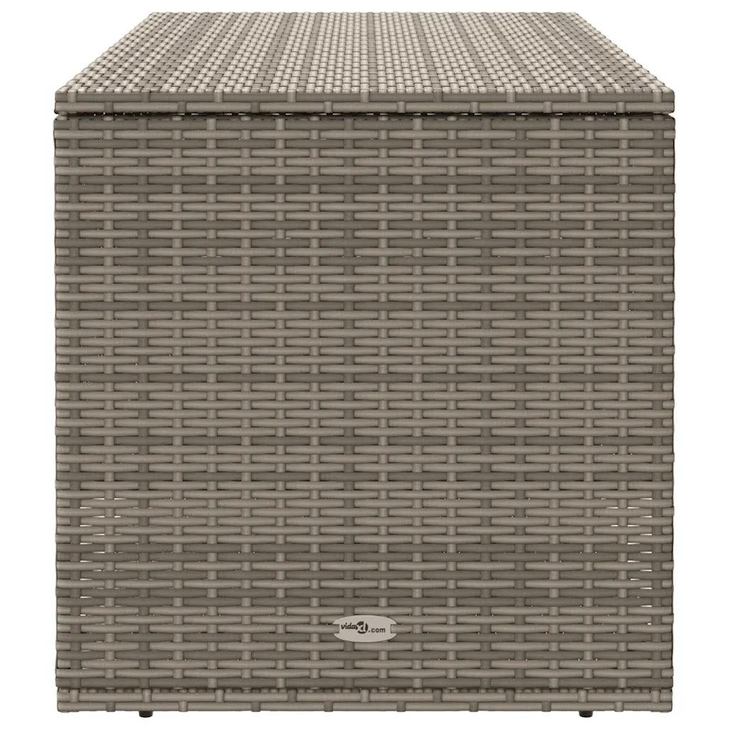 Scatola per Cuscini da Esterno Grigio 100x55x55,5 cm Polyrattan CFW9348367