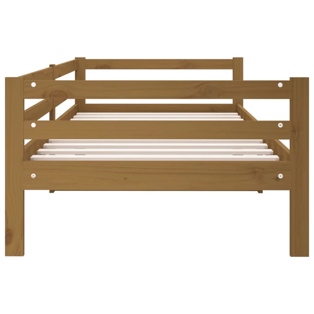 Dormeuse Miele 90x190 cm in Legno Massello di Pino cod mxl 60772