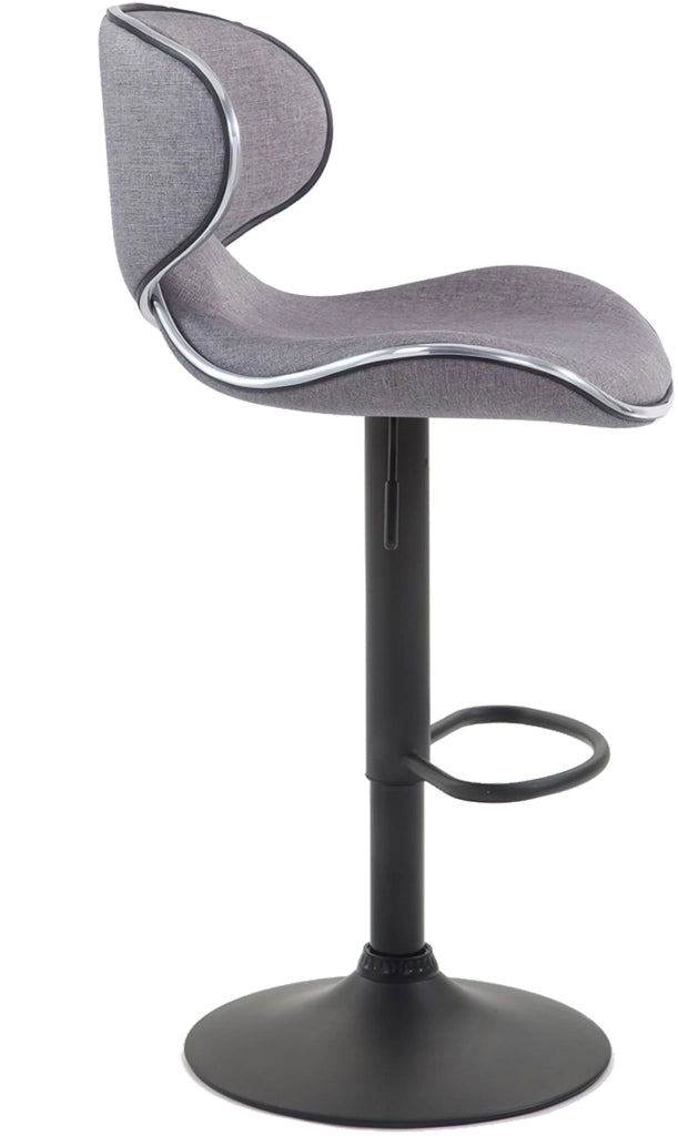 Sgabello Las Vegas V2 tessuto grigio chiaro,nero