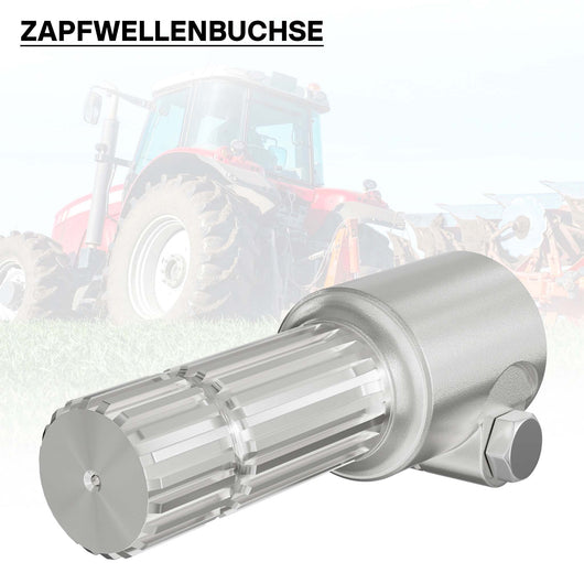 Boccola albero cardanico 175mm Attacco albero scanalato 1 3/8" 21D Albero uscita 1 3/4" 20D Trattore