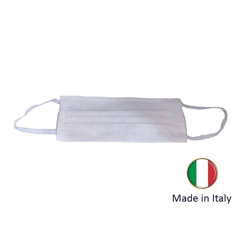 10 Pezzi Mascherina Tessuto TNT Lavabile Riutilizzabile Protettiva Made in Italy