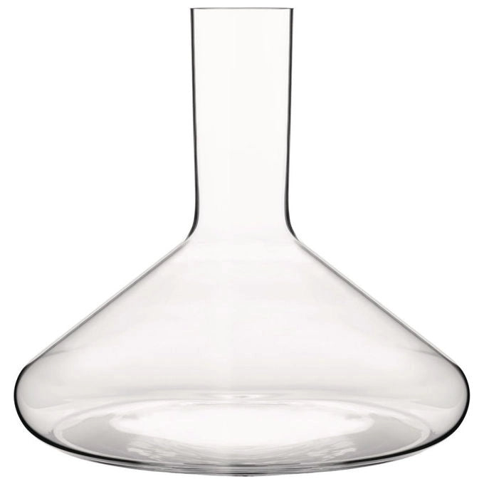 Alessi Eugenia decanter in vetro cristallino, design Naoto Fukasawa, 75 cl, lavabile in lavastoviglie