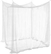 Ombrellone per letto, Ombrello per letto matrimoniale e singolo - 210 x 190 x 240 cm, Ombrello con ganci e chiodi, Ombrello per letto per interni e esterni (Bianco)