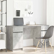 Scrivania Grigio cemento 140 x 49 x 76 cm Legno multistrato 3328510