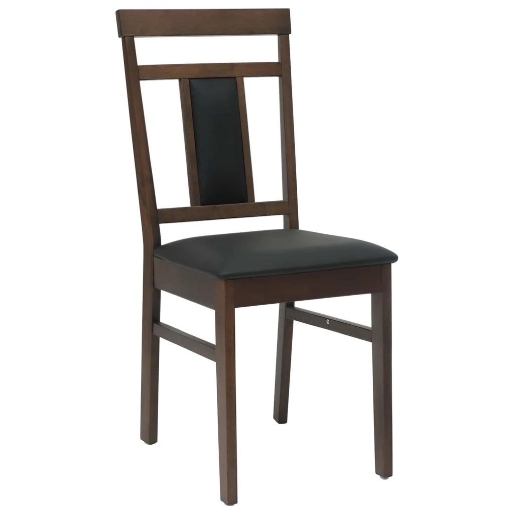 Sedia da pranzo 2 pz | Sedie da cucina Marrone chiaro e nero