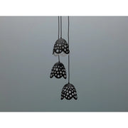 Lampada a sospensione Bells Ø.19,5cm X Ø.19,5cm H 125cm Stones