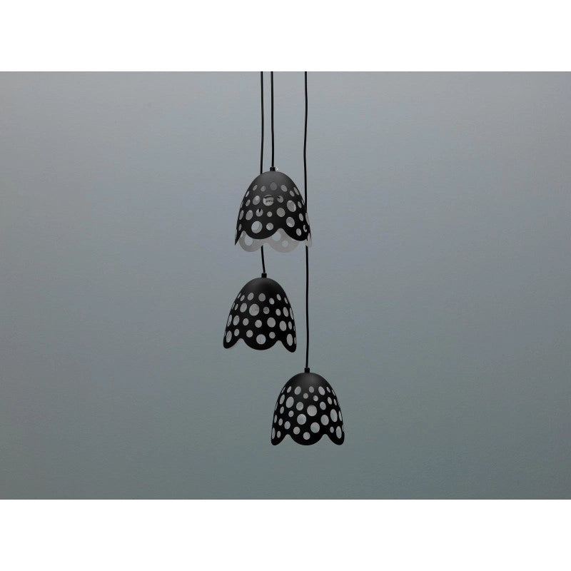 Lampada a sospensione Bells Ø.19,5cm X Ø.19,5cm H 125cm Stones
