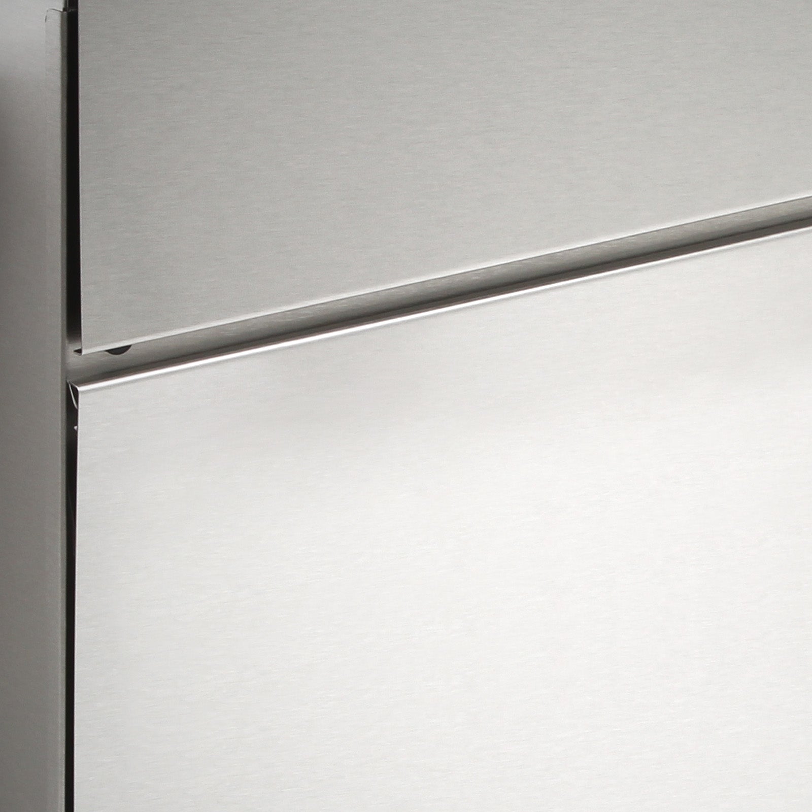 Cassetta postale con vano portagiornale V23 acciaio inox 370 x 102 x 370 mm