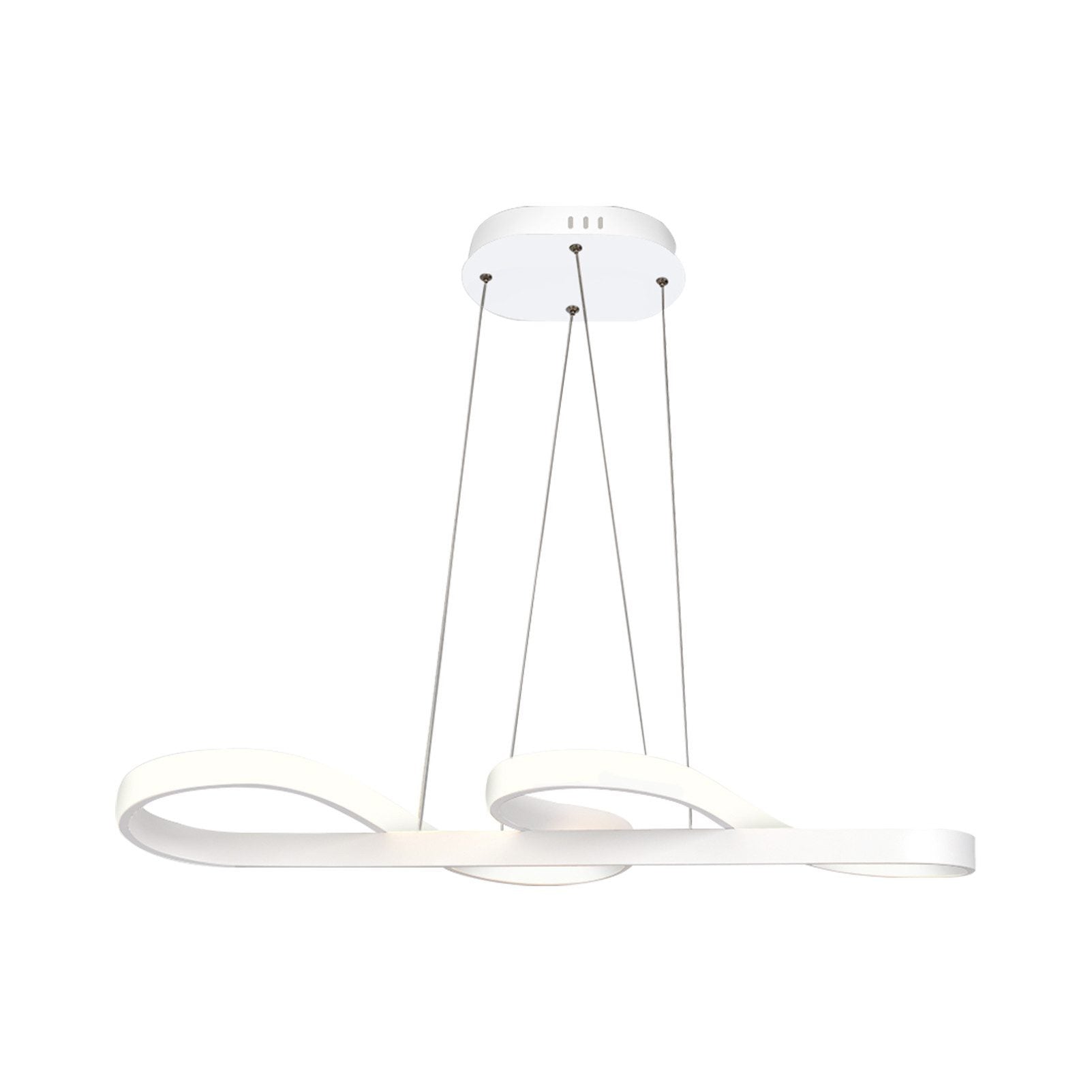 Lampada a sospensione ZMH LED bianca moderna dimmerabile 47W per sala da pranzo