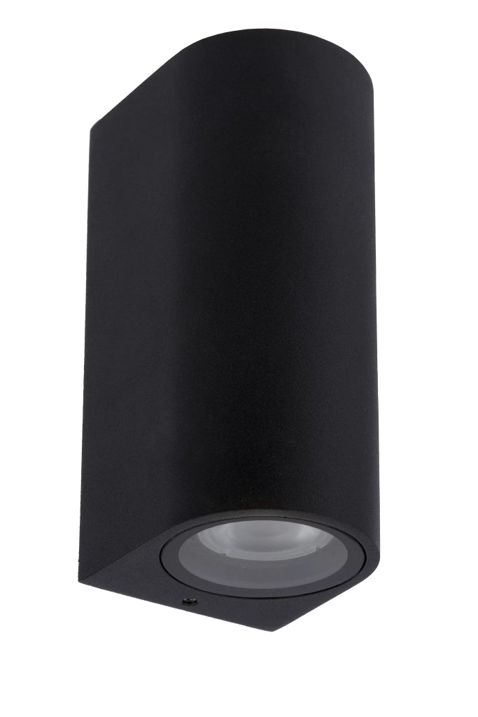 Applique esterno nero in alluminio 2xGU10 35W ZARO Lucide