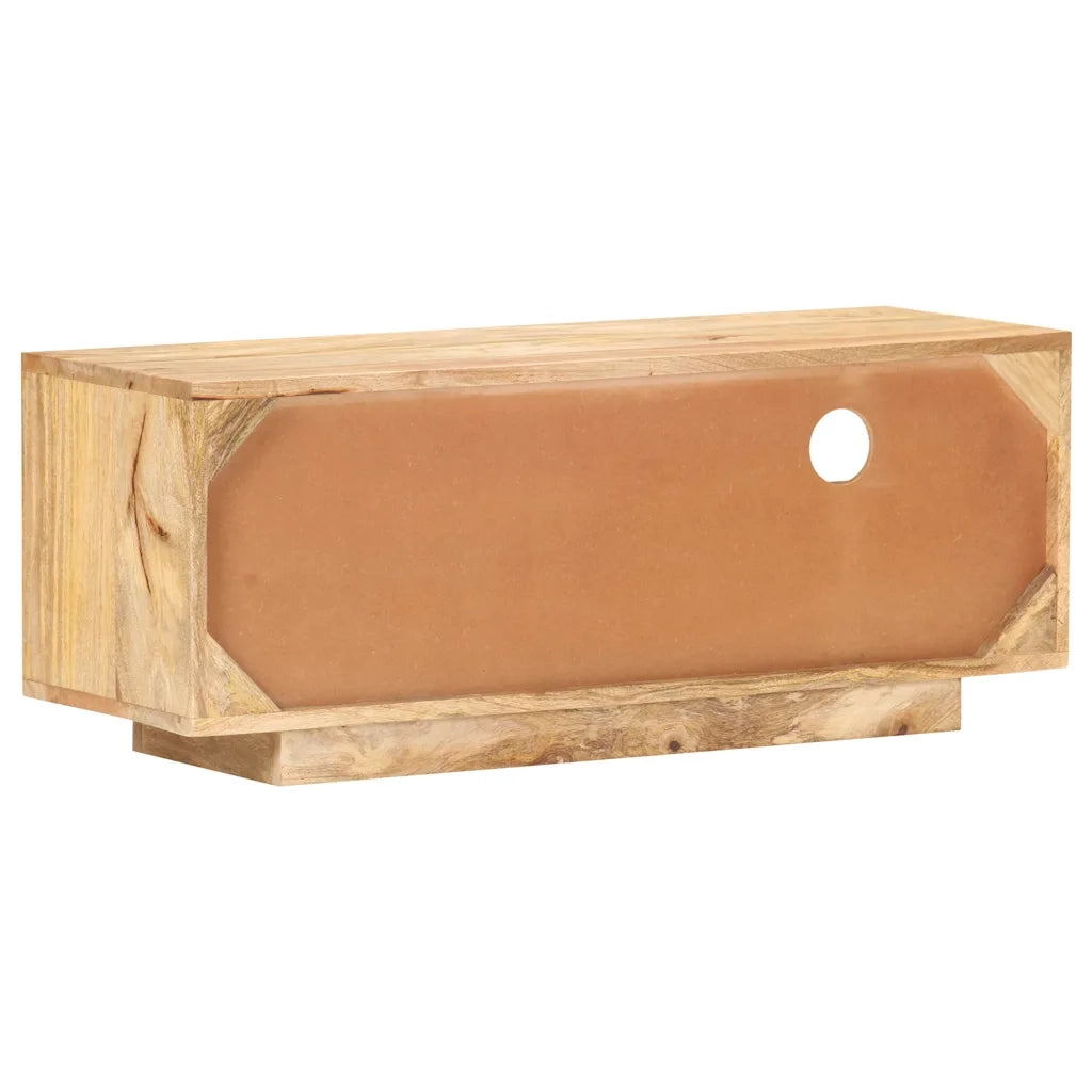 Mobile Porta TV 90x30x35 cm in Legno Massello di Mango 320466