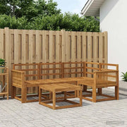 Set di divani da esterno 5 pcs Naturale