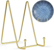 Display per Tavola da 6 Pollici - Standard Metallico in Metallo Dorato per Foto e Decorazione
