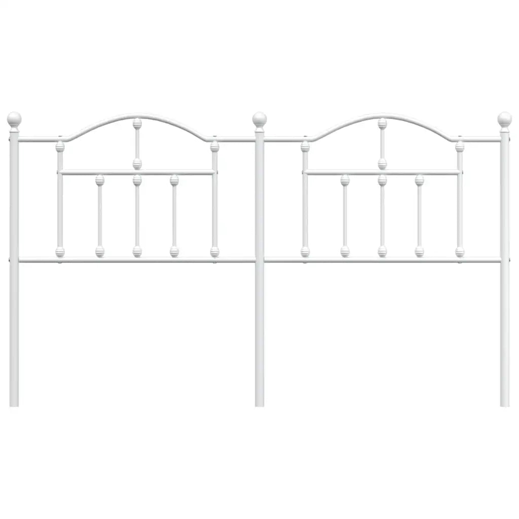 Testiera di Ricambio in Metallo Bianco 180 cm 353524