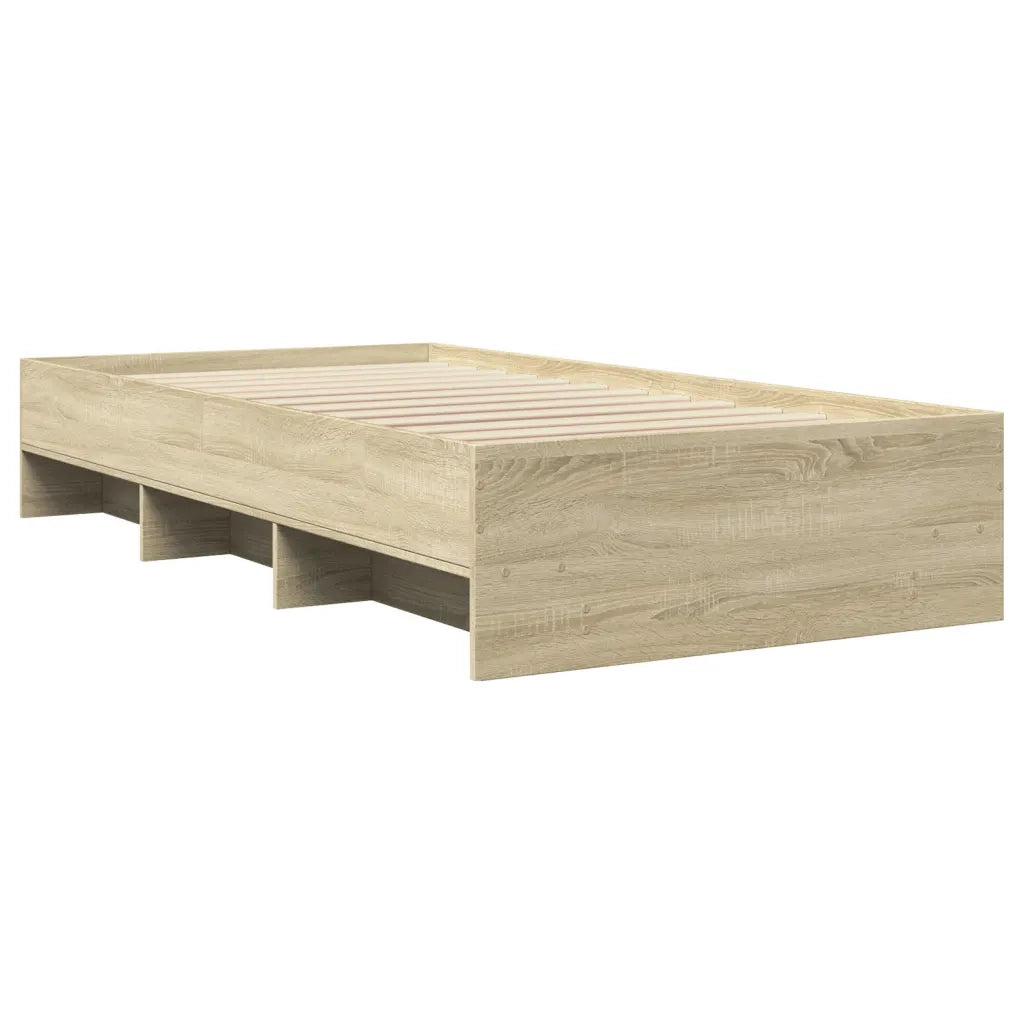 Giroletto senza Materasso Rovere Sonoma 90x200 cm in Truciolato 3295676
