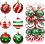 Decorazione di Natale per albero di Natale - 30 pezzi - decorazione classica per albero di Natale