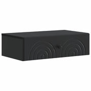 Tavolino da Parete Laterale Nero 59 x 34,5 x 17 cm 898146