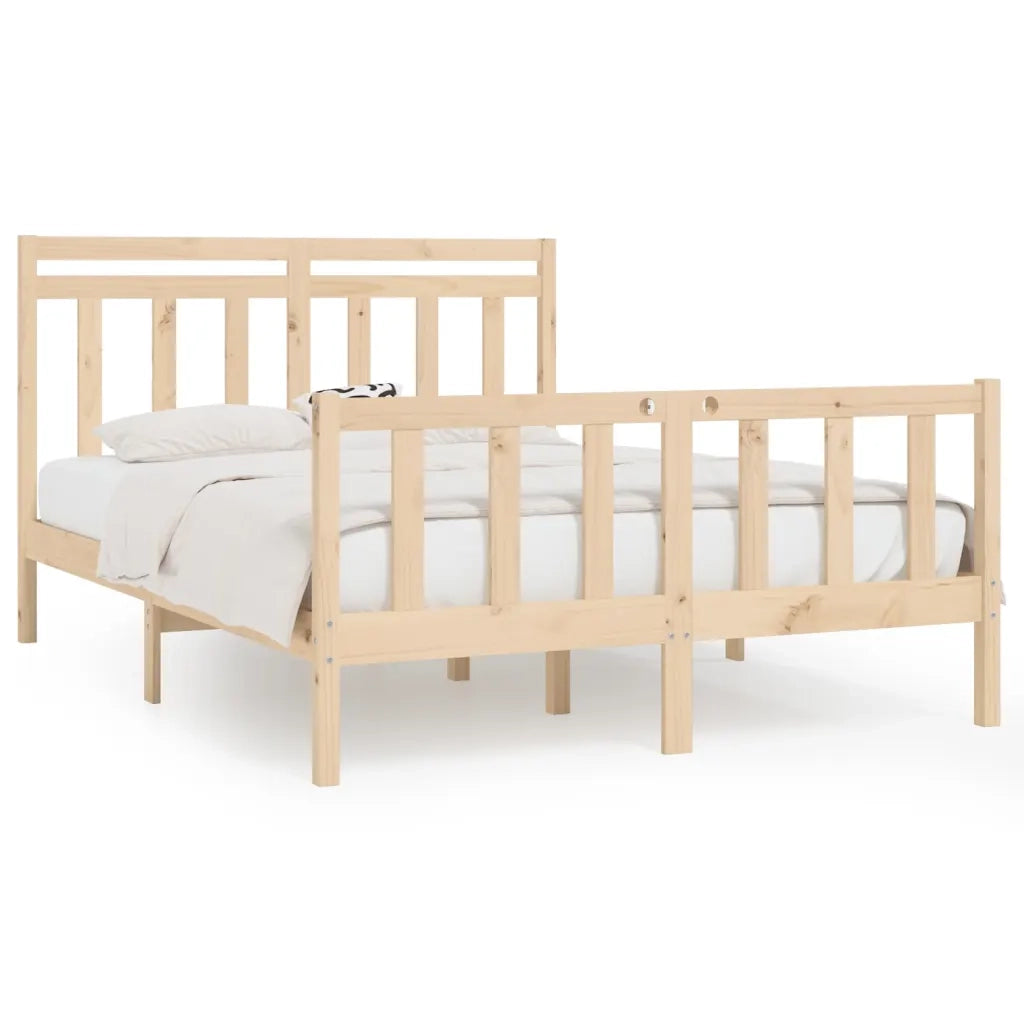 Giroletto-Struttura Letto in Legno Massello di Pino 120x200 cm 277337