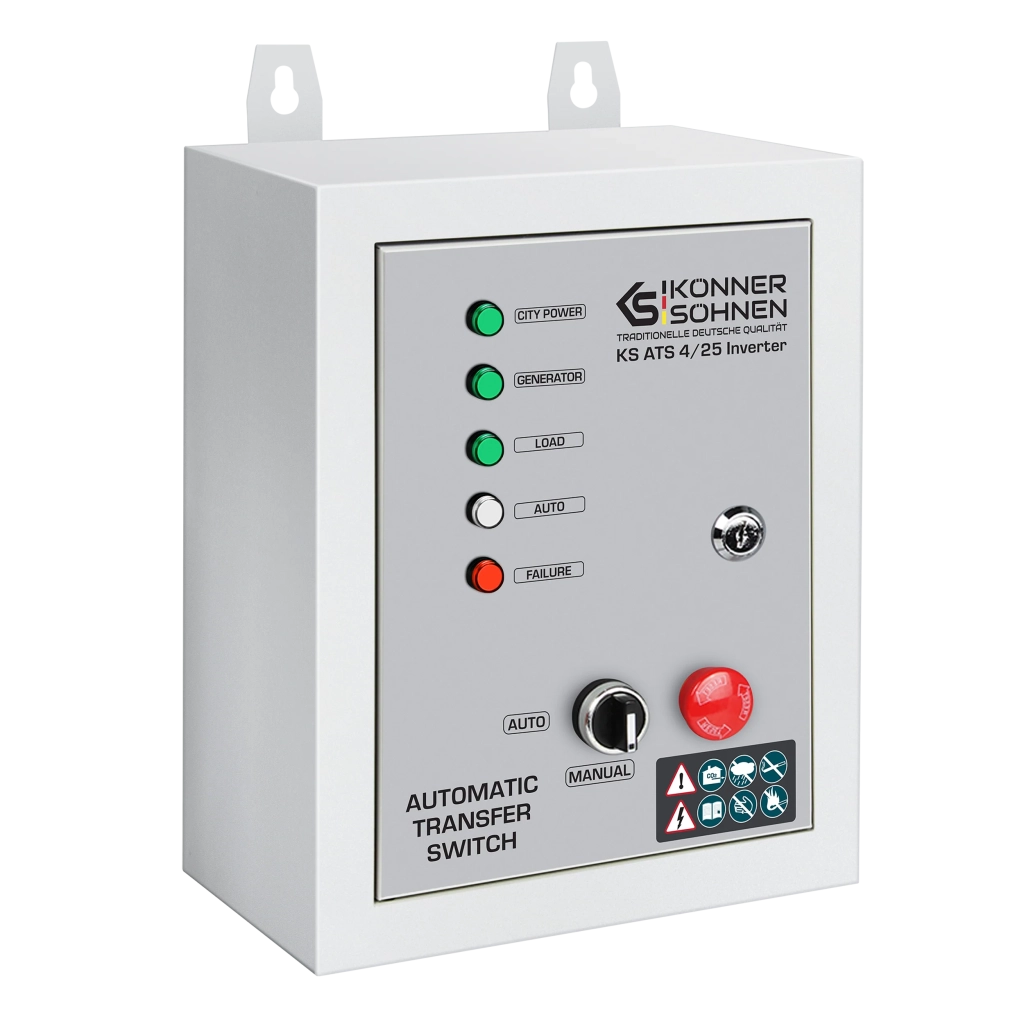 Interruttore di Trasferimento Automatico KS ATS 4/25 Inverter
